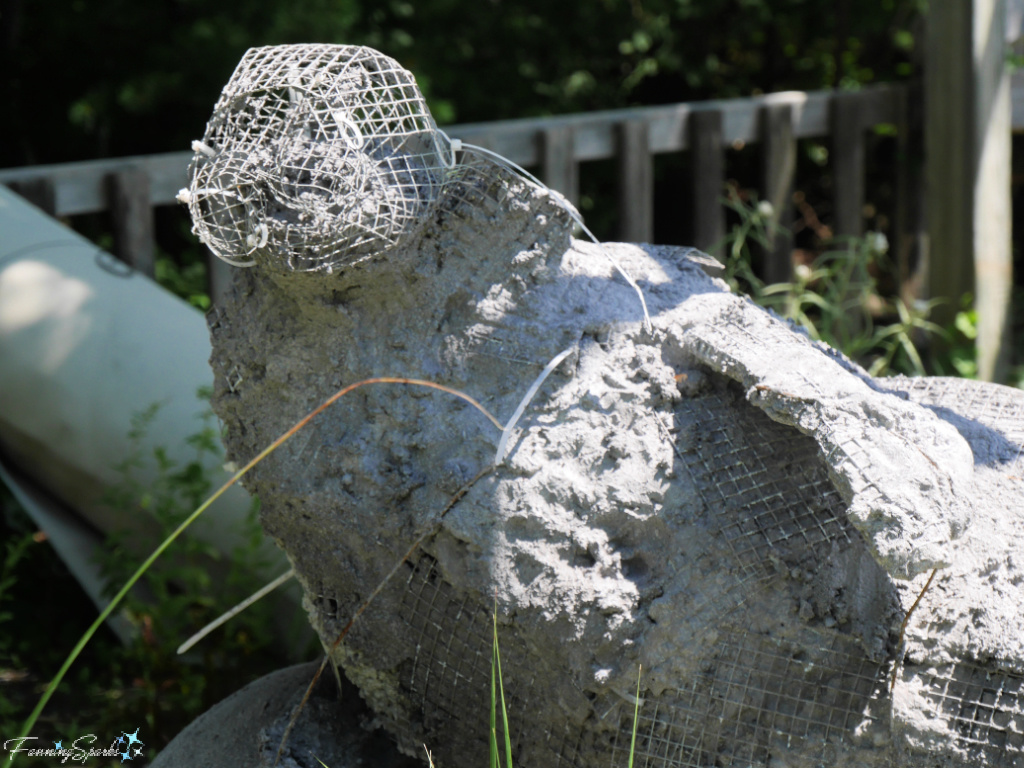 Seal Sculpture Underway by Ivan Higgins in Sculpture Garden Liverpool NS   @FanningSparks