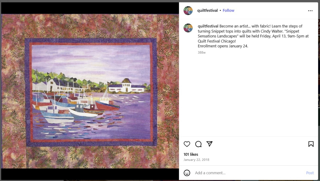 Snippet Sensations Landscape by Cindy Walter from Instagram   