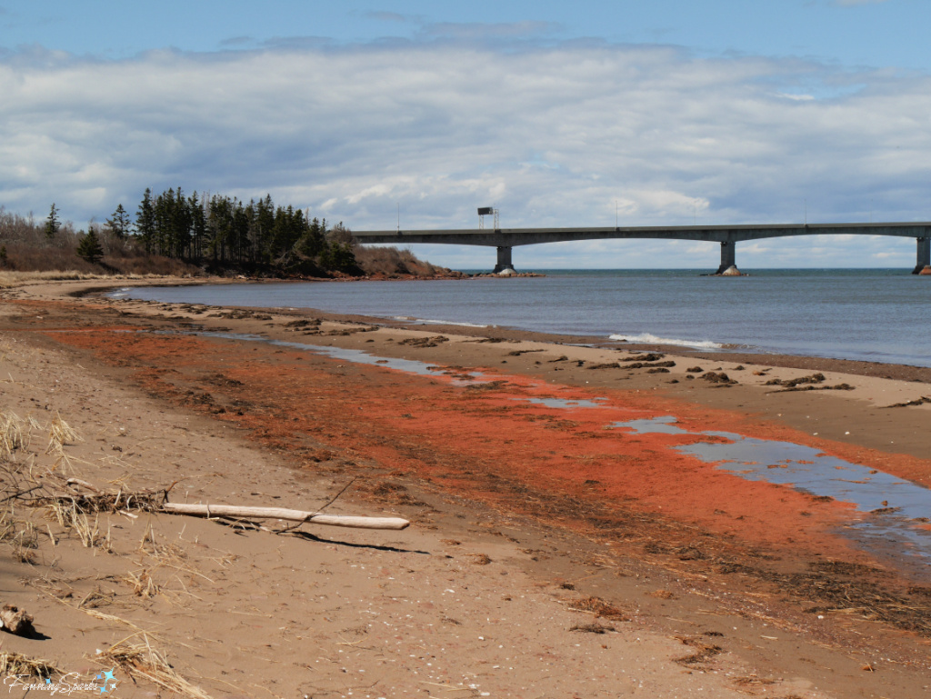 Beach and Confederation Bridge at Cape Jourimain New Brunswick   @FanningSparks