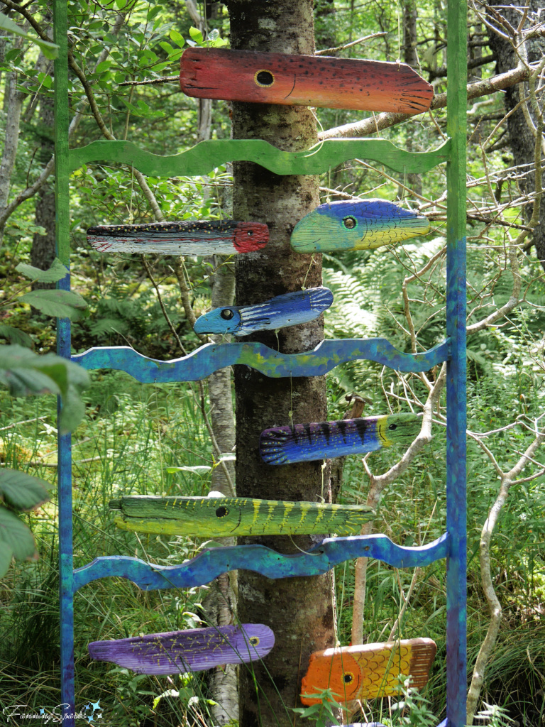 Driftwood Fish Surprise Along Bear Cove Road NS 1   @FanningSparks