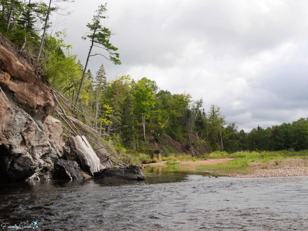 Erosion Effects Course of Margaree River in Nova Scotia   @FanningSparks