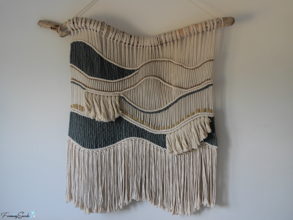 Fiber Wall Hanging by Megan Dauphinee   @FanningSparks