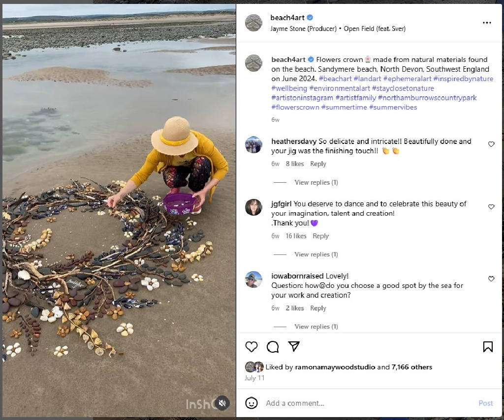 Flower Crown by Beach4Art - from Instagram