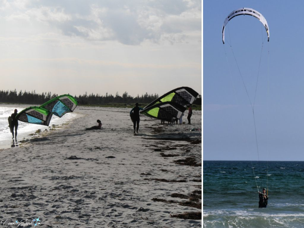 Kite Surfing at Cherry Hill Beach in Nova Scotia   @FanningSparks