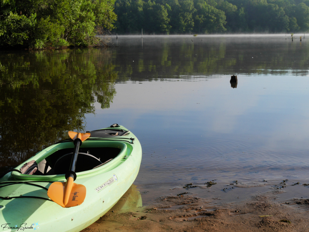 My Kayak on Lake Oconee in Georgia   @FanningSparks