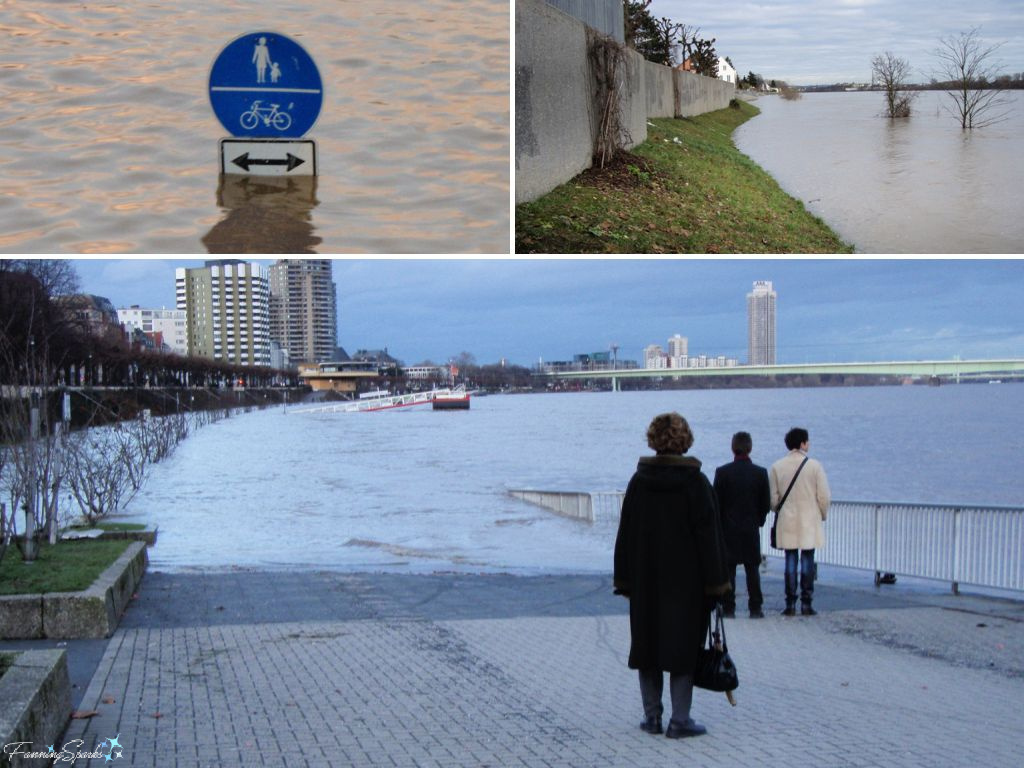 Rhine River Flooding Near Weiss Germany   @FanningSparks