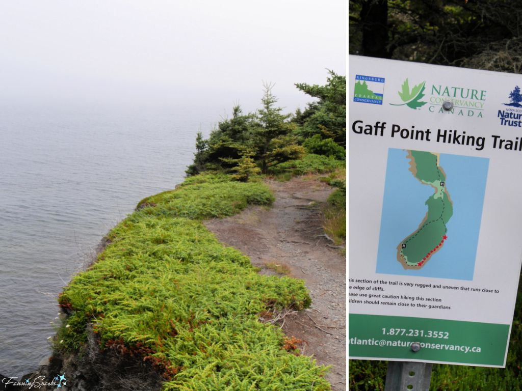 Sea Cliffs Along Gaff Point Trail in Nova Scotia   @FanningSparks