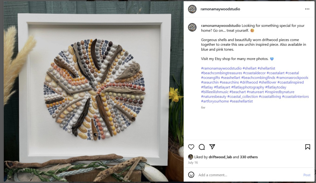 Sea Urchin Inspired by Ramona Maywood - from Instagram