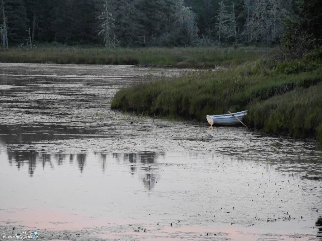 Simple Rowboat on Arties Pond in Nova Scotia @FanningSparks