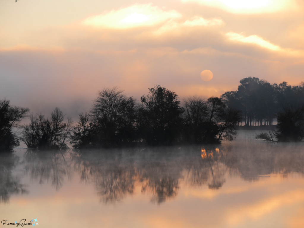 Sunrise Over Lake Oconee in Georgia Nov 2018   @FanningSparks
