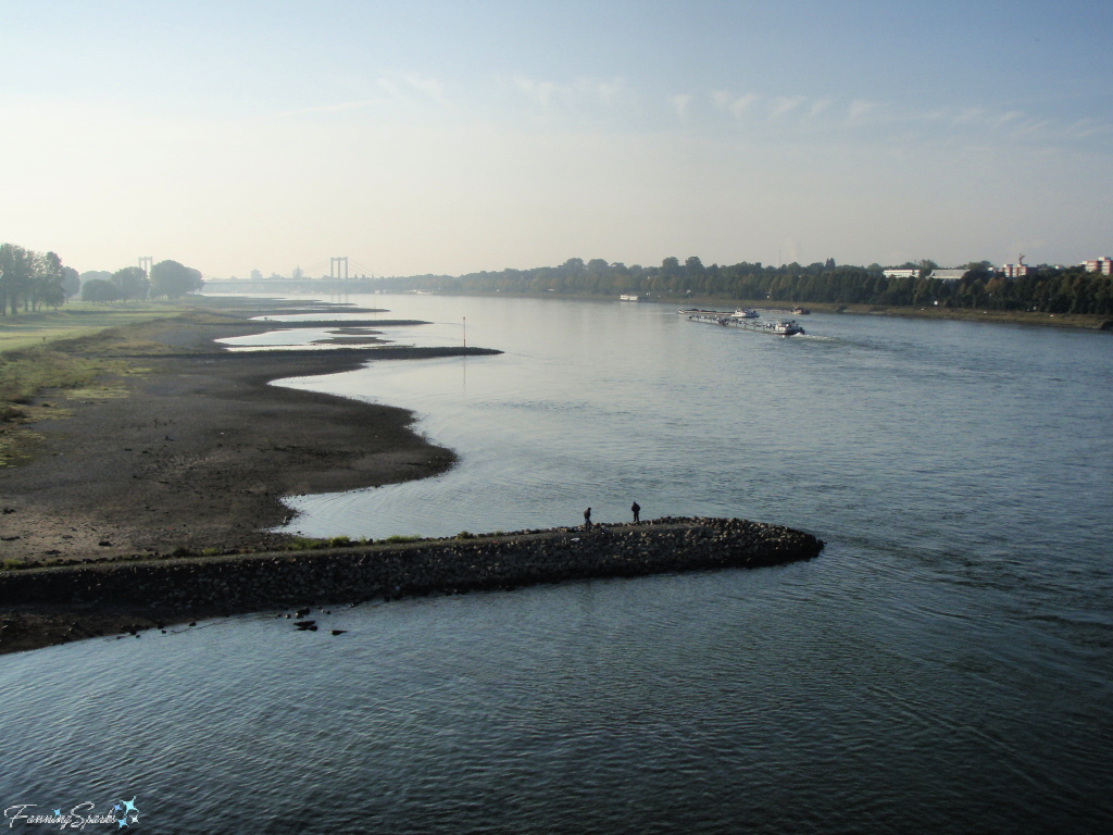 View of Rhine River from Hohenzollern Bridge in Cologne Germany   @FanningSparks