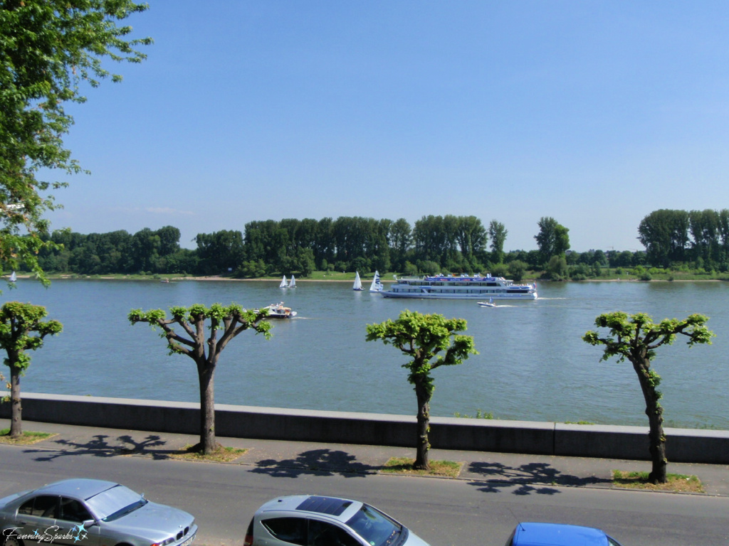 View of Rhine River from Our Flat in Weiss Germany   @FanningSparks
