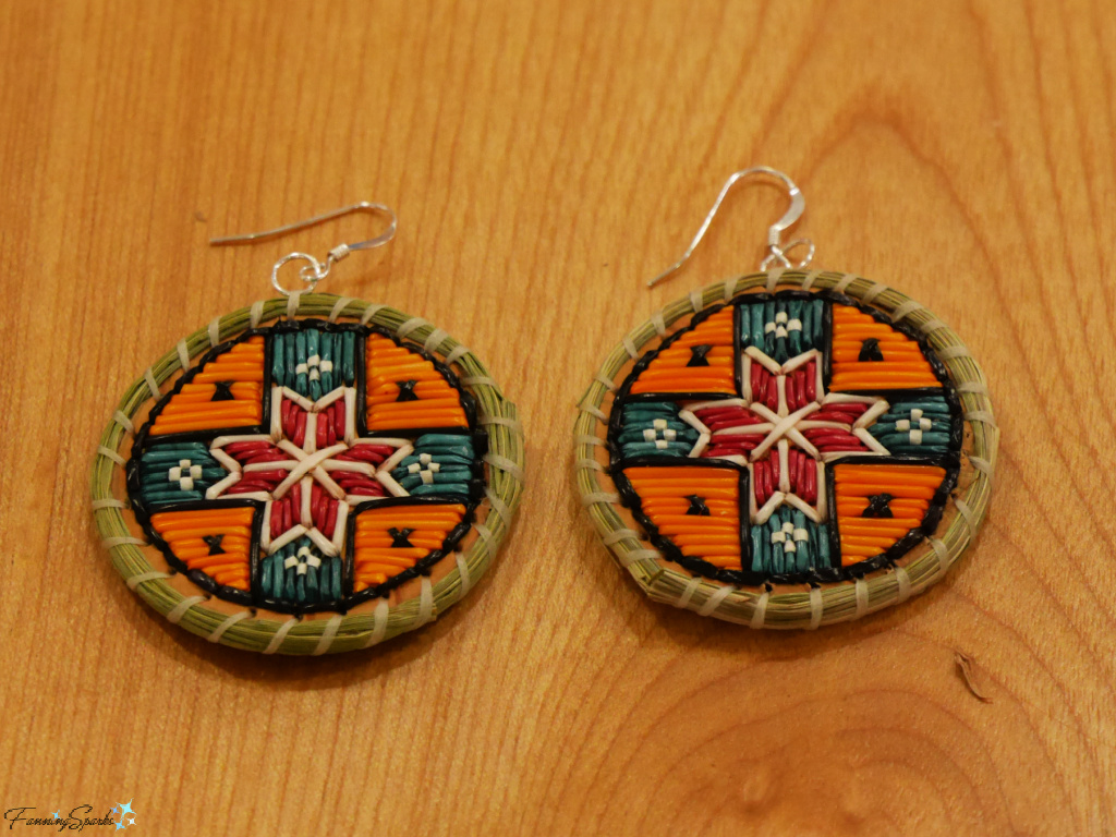 Cheryl Simon Quilled Earrings at Sherbrooke Village NS   @FanningSparks