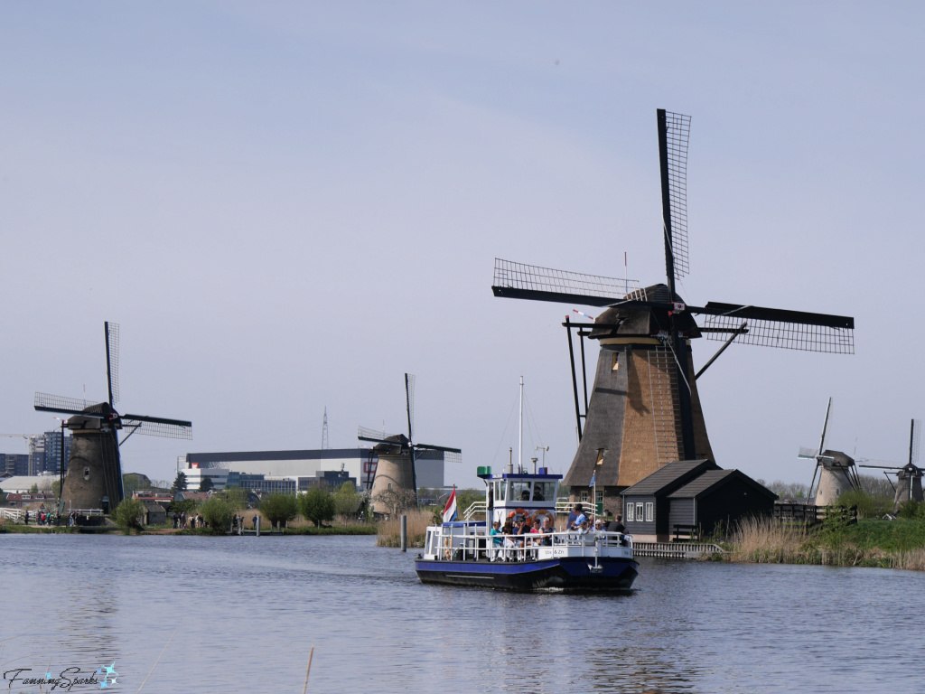 Dutch Ensign on Ferry in Kinderdijk Netherlands   @FanningSparks