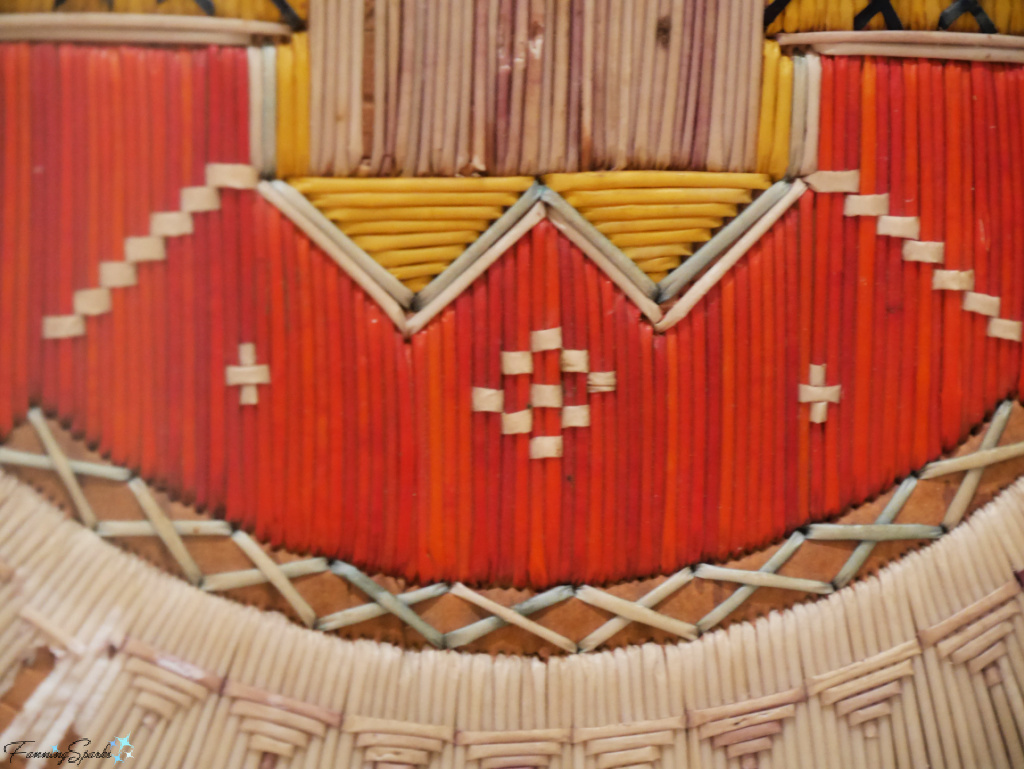 Mikmaw Quilled Chair Back Details at Art Gallery of Nova Scotia   @FanningSparks