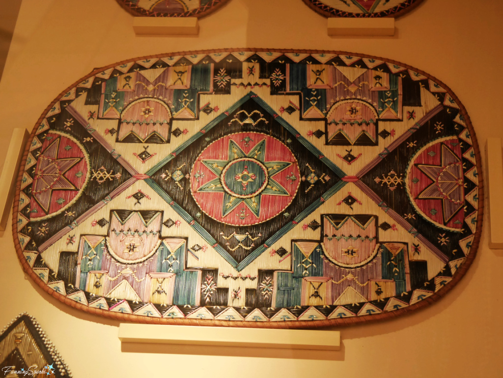 Mikmaw Quilled Placemat at Millbrook Cultural and Heritage Centre   @FanningSparks