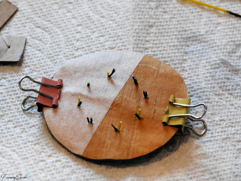 Porcupine Quill Ends Trimmed on my Quill Medallion   @FanningSparks