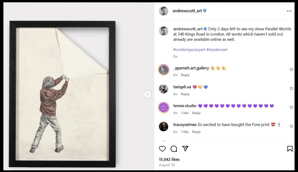 Artwork 2 by Andrew Scott – from Instagram