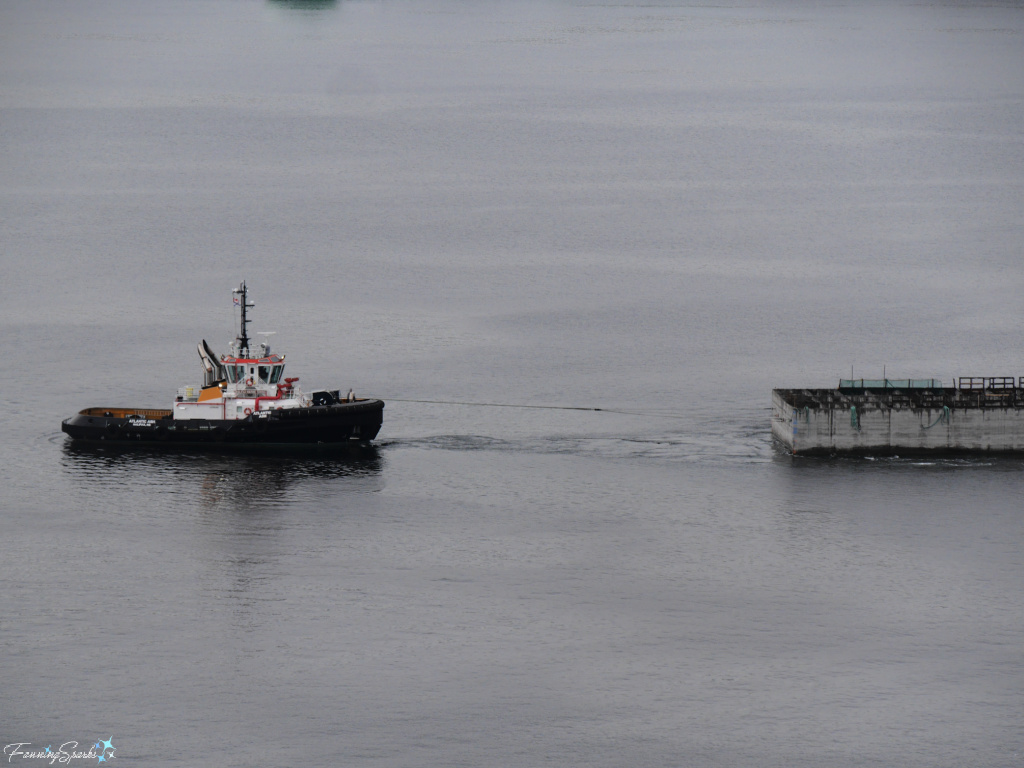 Atlantic Ash from Atlantic Towing Limited Moves Barge on Halifax Harbour NS   @FanningSparks