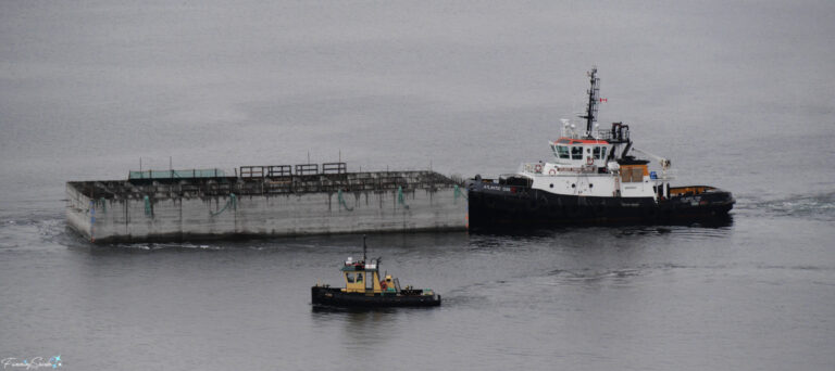 Atlantic Oak from Atlantic Towing Limited Moves Barge on Halifax Harbour NS @FanningSparks