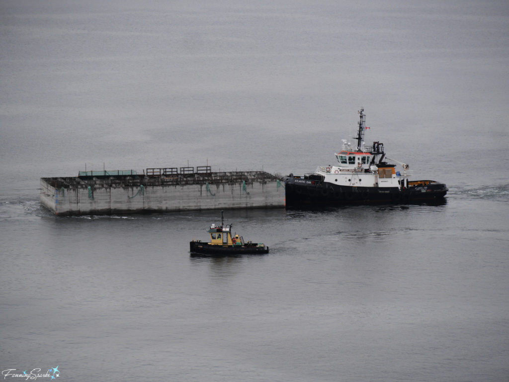 Atlantic Oak from Atlantic Towing Limited Moves Barge on Halifax Harbour NS   @FanningSparks