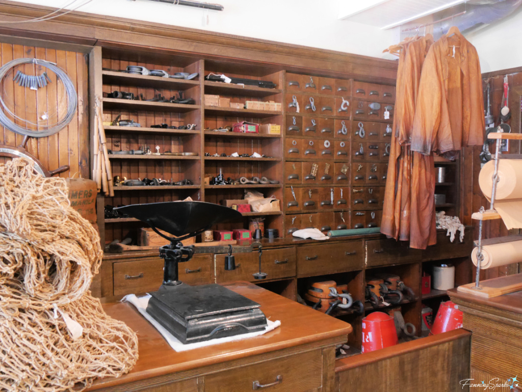 Display Wall in Robertson’s Store at Maritime Museum of the Atlantic NS   @FanningSparks