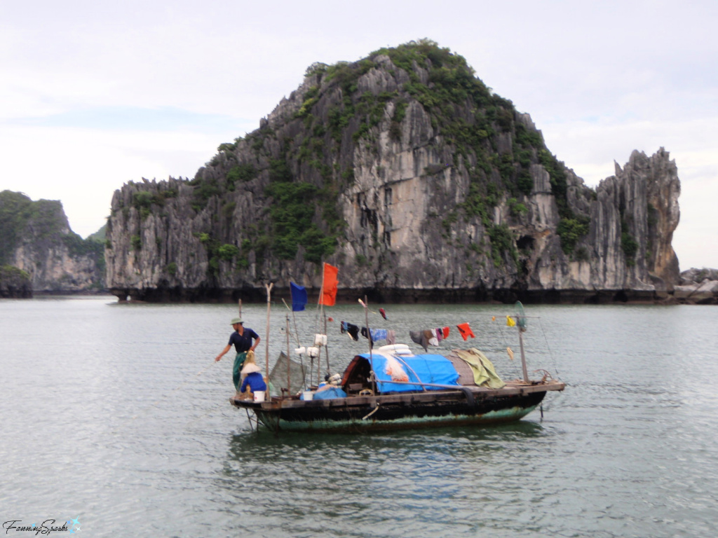 Fisherman Casting Net on Halong Bay Vietnam   @FanningSparks