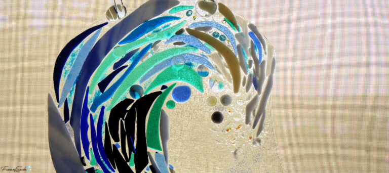 Fused Glass Art by Mona Bordage @FanningSparks
