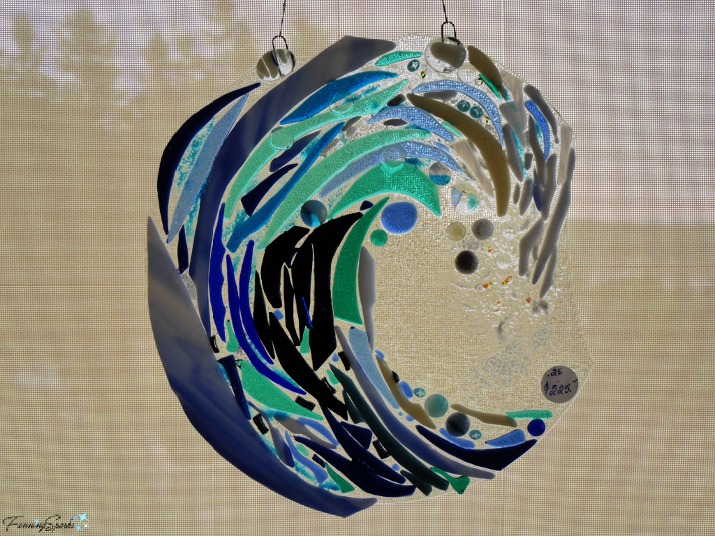 Fused Glass Art by Mona Bordage    @FanningSparks