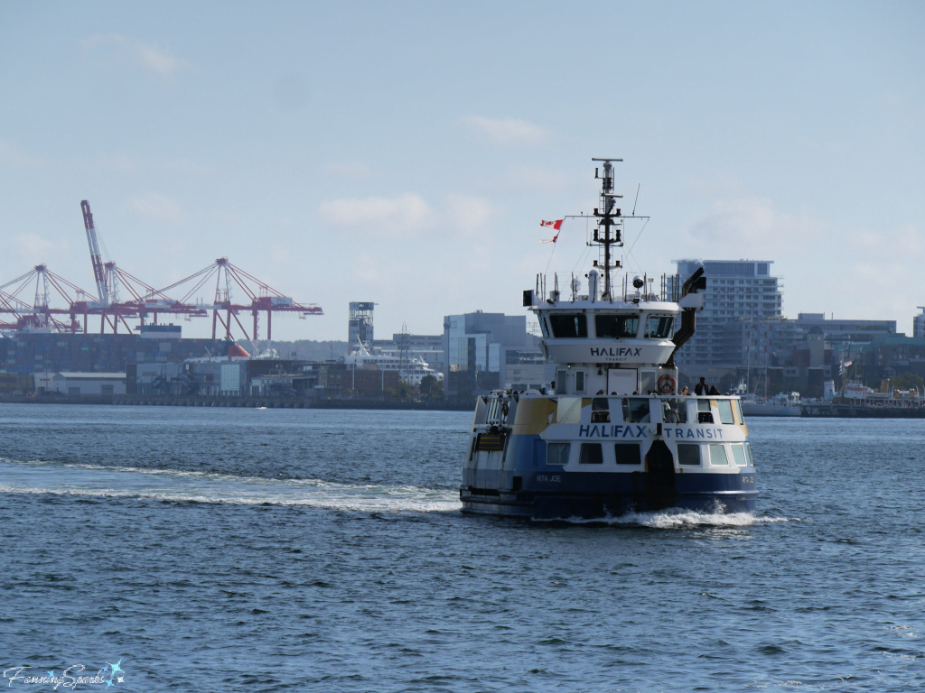 Halifax Transit Ferry Crosses Halifax Harbour NS   @FanningSparks