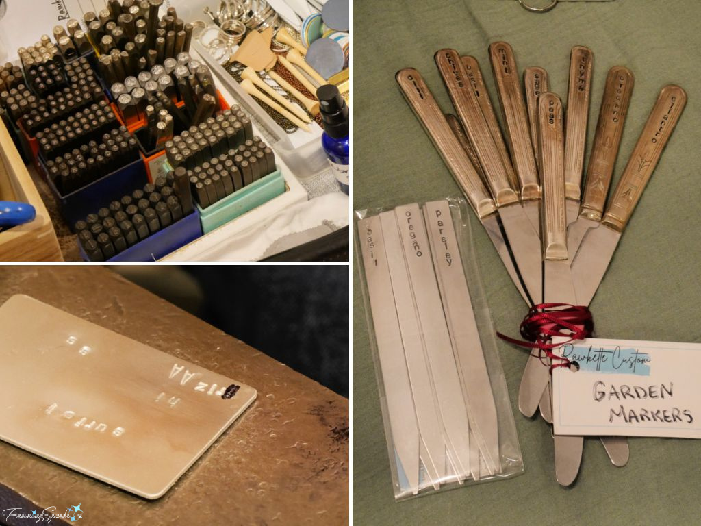 Hand-Stamped Metal Experience with Liana Field   @FanningSparks