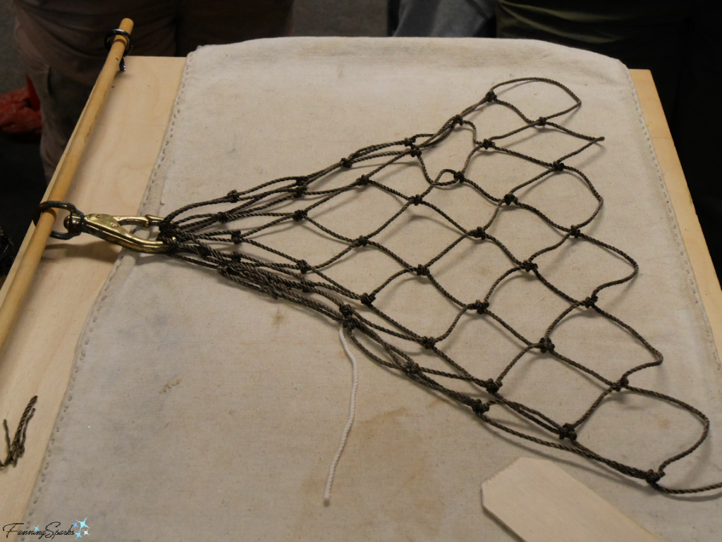 Knotted Net in Progress   @FanningSparks