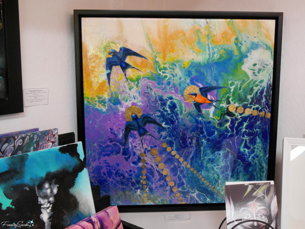 Mixed Media Painting by Nadia Power    @FanningSparks