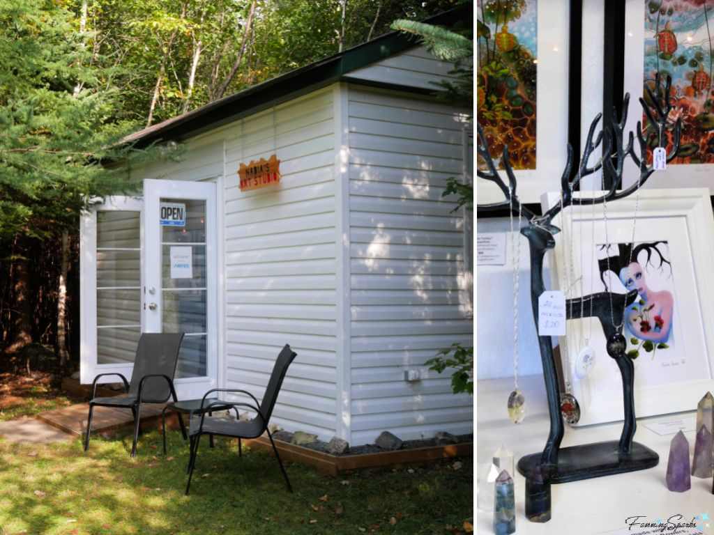 Nadia Power Art Studio in Lawrencetown NS   @FanningSparks
