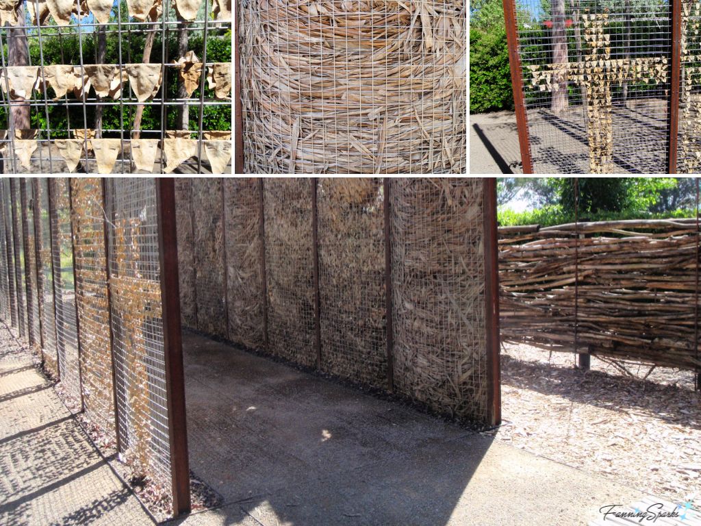 Parallel Walls in Art Installation on SculptureWALK in Sonoma California   @FanningSparks