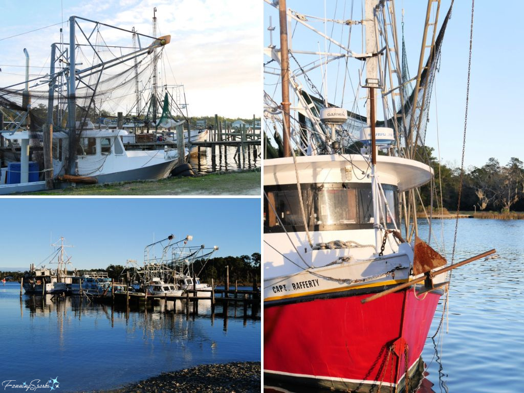 Shrimp Boats on Bon Secour River Alabama   @FanningSparks