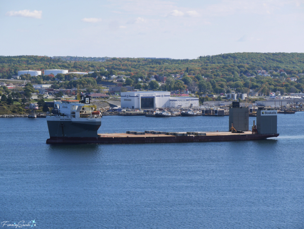 White Marlin Heavy Load Carrier on Halifax Harbour NS   @FanningSparks