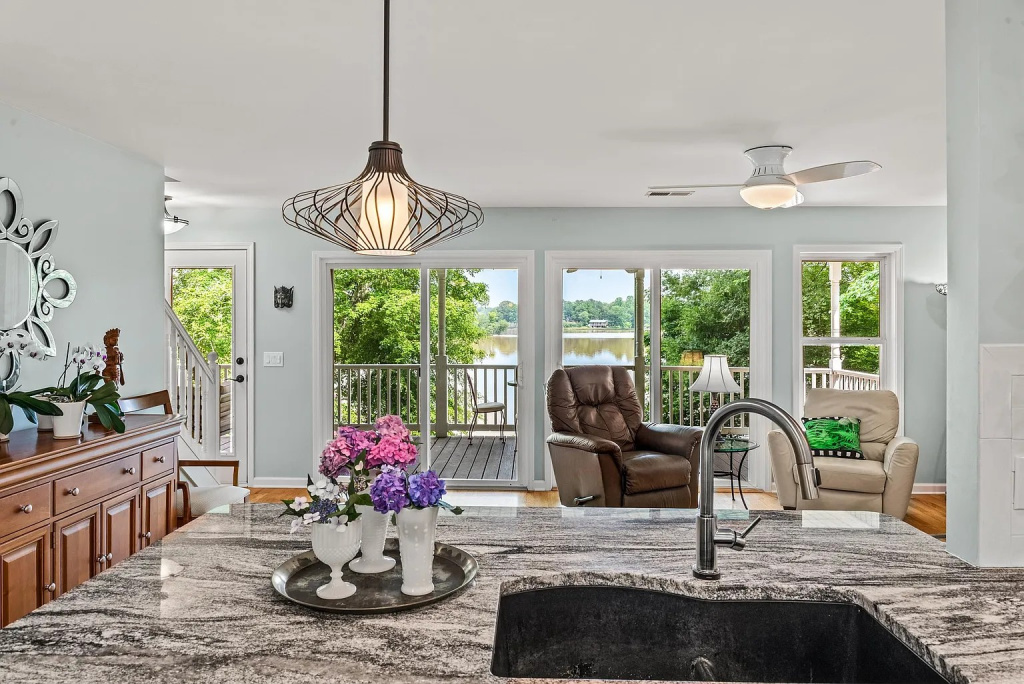 Lake Oconee House - 13 View from Over Sink