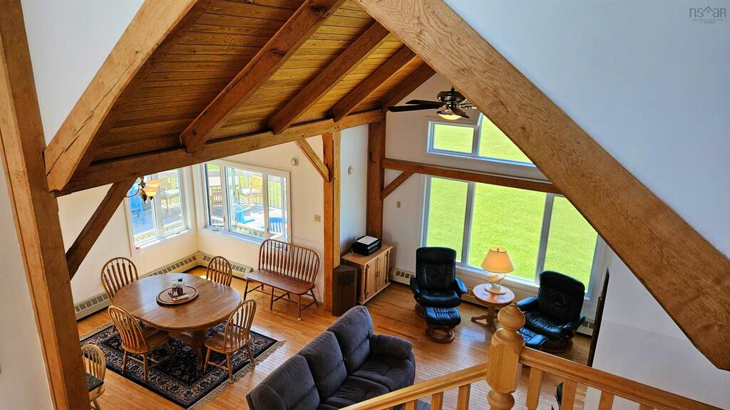 Looking Down to Living Room in Sunrise Trail House 13