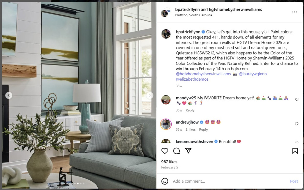 Pair of Large Paintings Designed by B Patrick Flynn – from Insta