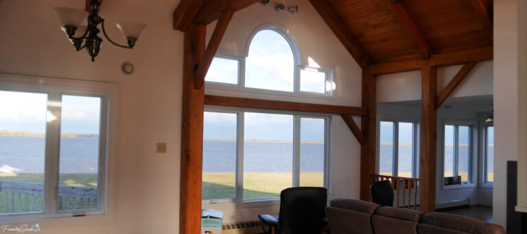 View from Kitchen in Sunrise Trail House @FanningSparks