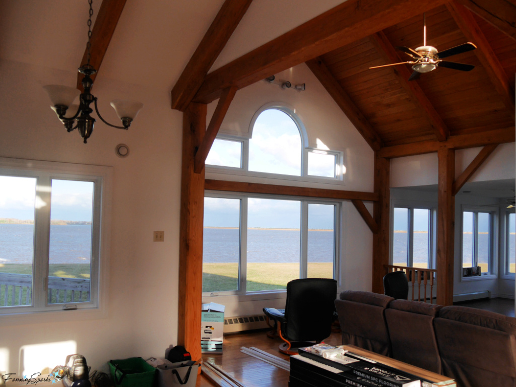 View from Kitchen in Sunrise Trail House @FanningSparks