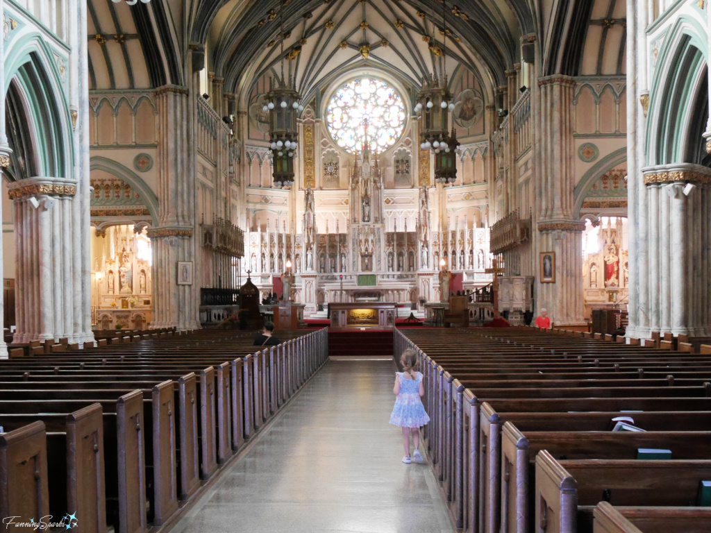 Little Girl in St Dunstans Cathedral Basilica in Charlottetown PEI   @FanningSparks