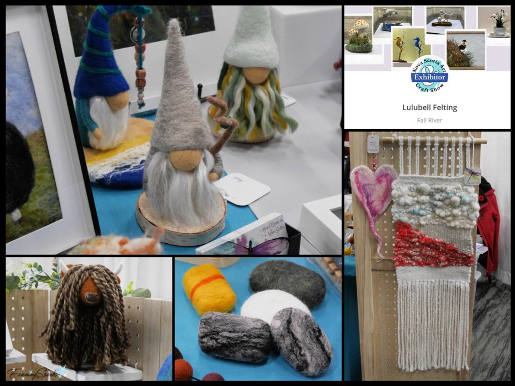 Lulu Bell Felting at 2025 NS Art and Craft Sale   @FanningSparks