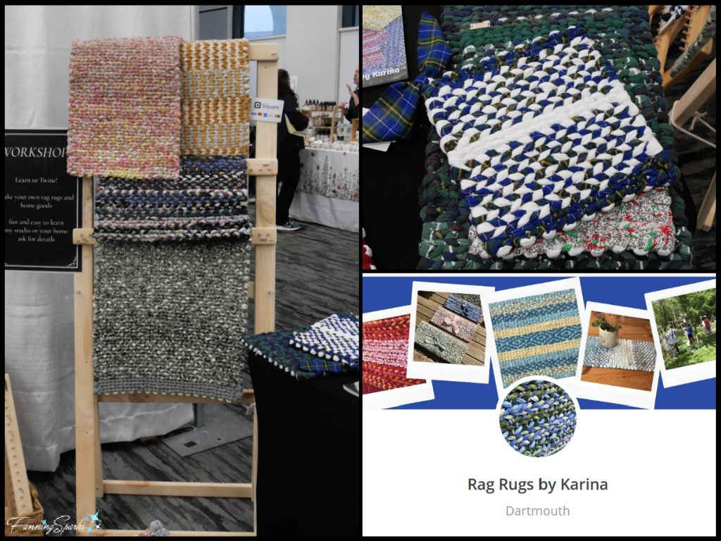 Rag Rugs by Karina at 2025 NS Art and Craft Sale   @FanningSparks