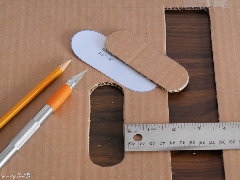 Cut Hole for Handles   @FanningSparks