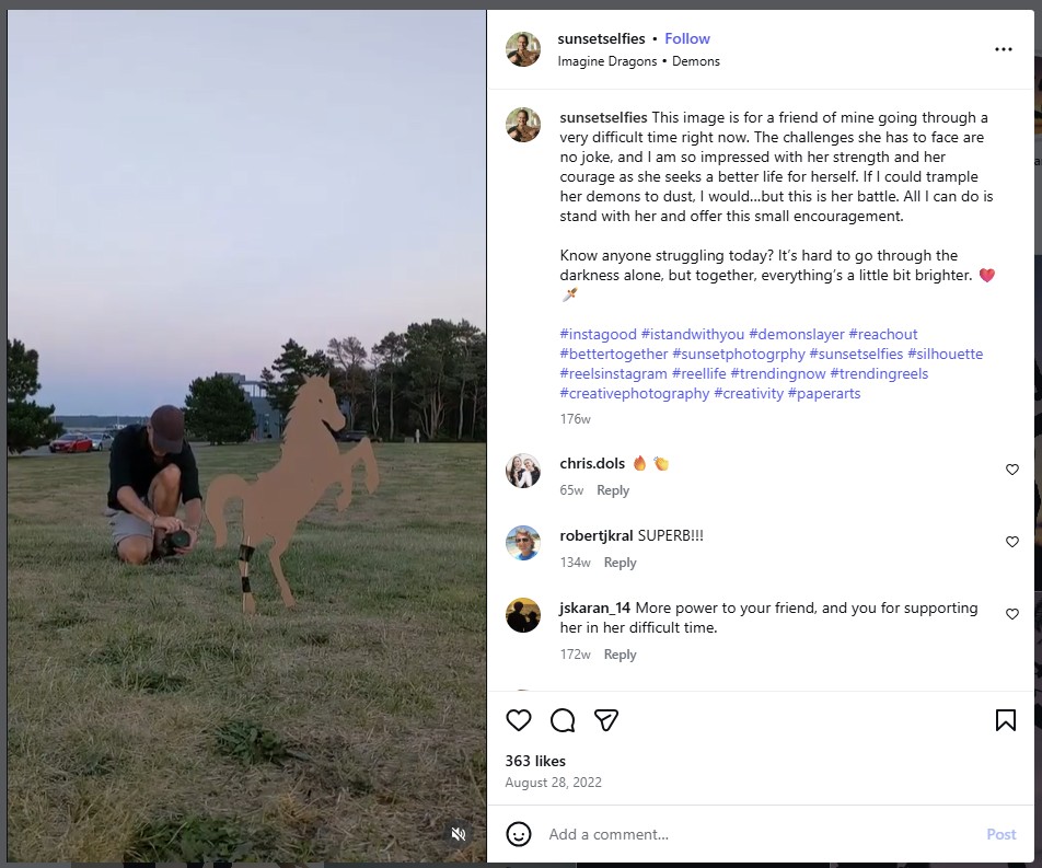 Demon Slayer Behind the Scenes by Sunset Selfies - from Insta