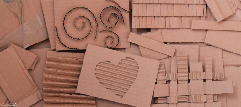 Experimenting With Decorative Cardboard Techniques @FanningSparks