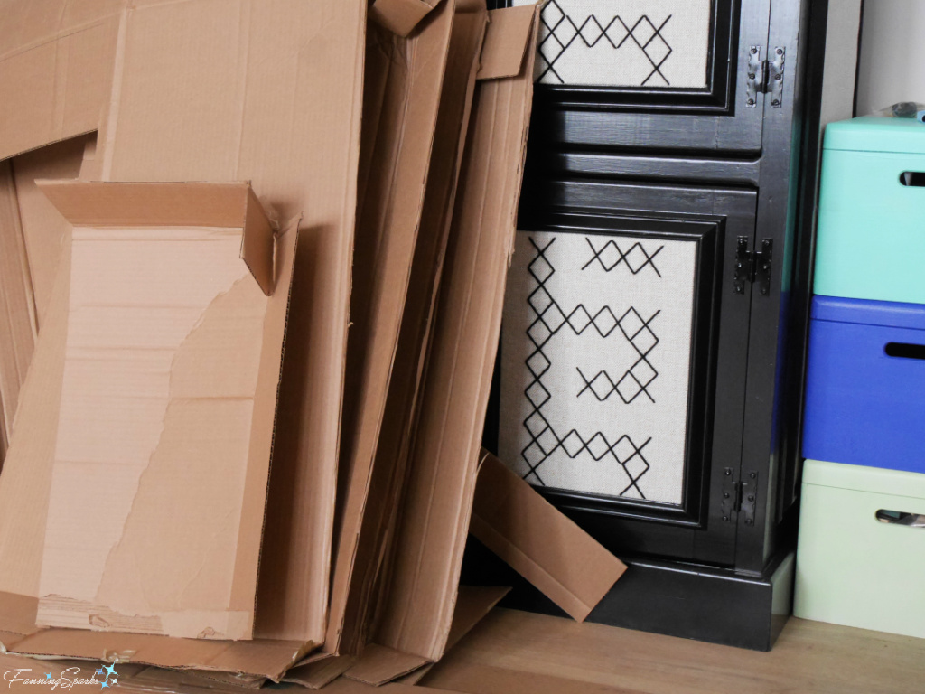 Large Pieces of Cardboard Ready to Use   @FanningSparks