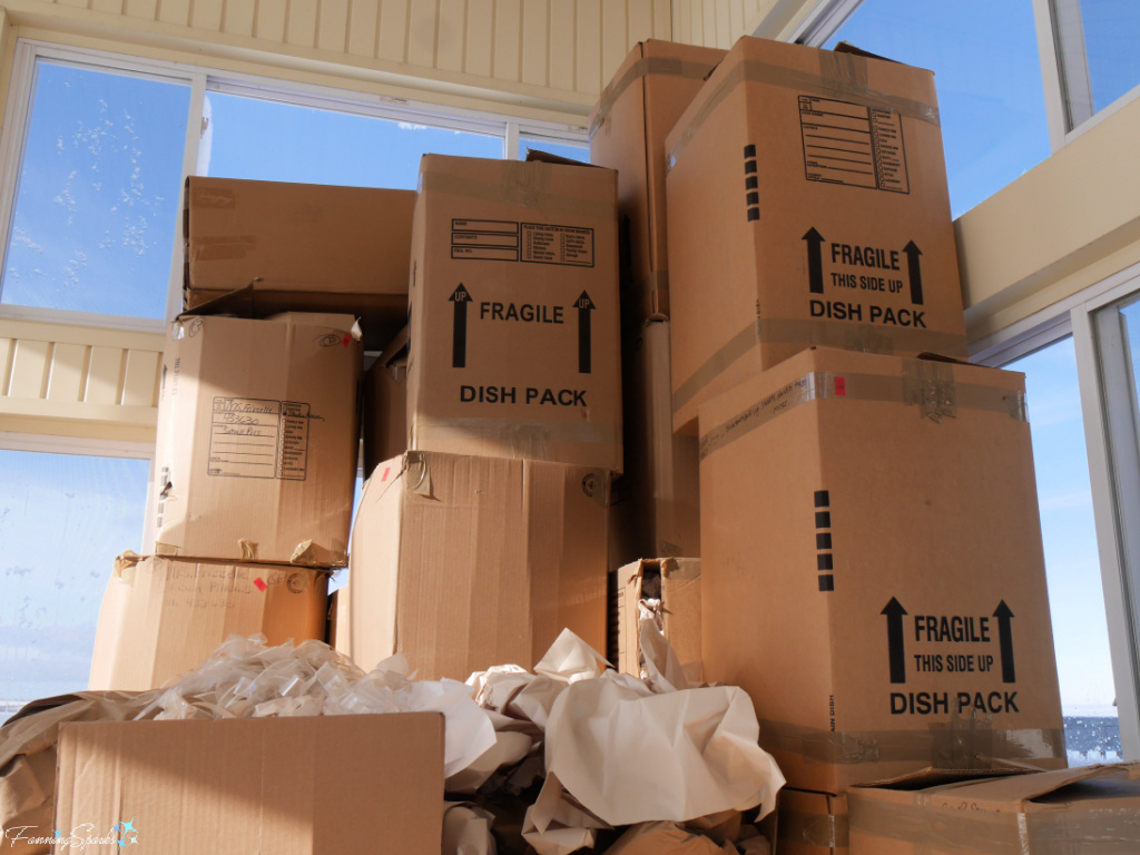 Mountain of Cardboard Moving Boxes   @FanningSparks